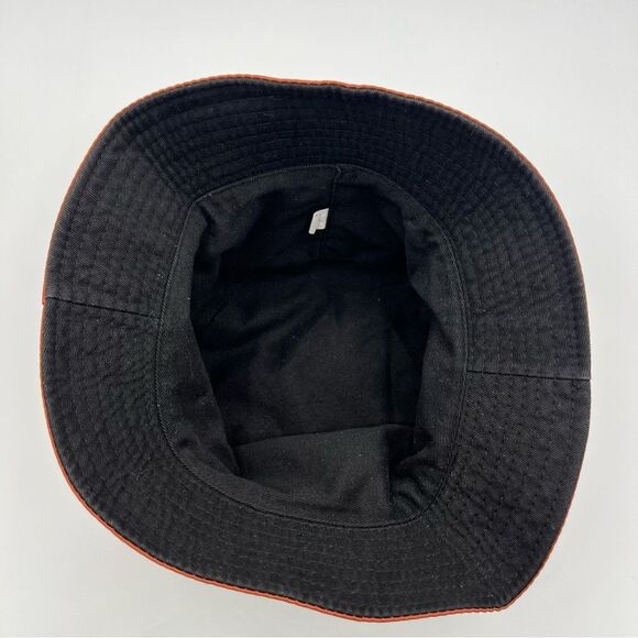 Eighty Eight Reversible Bucket Hat Burt Orange Butterfly Skull - Picture 6 of 6